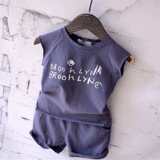 Bộ Cộc Tay Brooklyn Siêu Mát Cho Bé