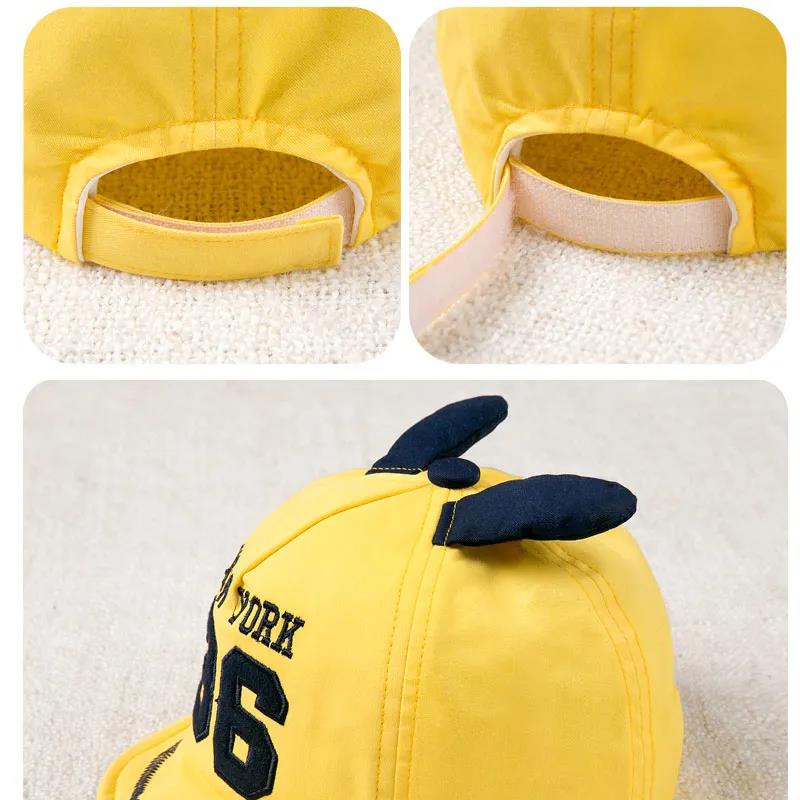 Mũ Lưỡi Trai Cotton Mềm Mại Chất Lượng Cao Thời Trang Xuân Thu Cho Bé 1-2 Tuổi