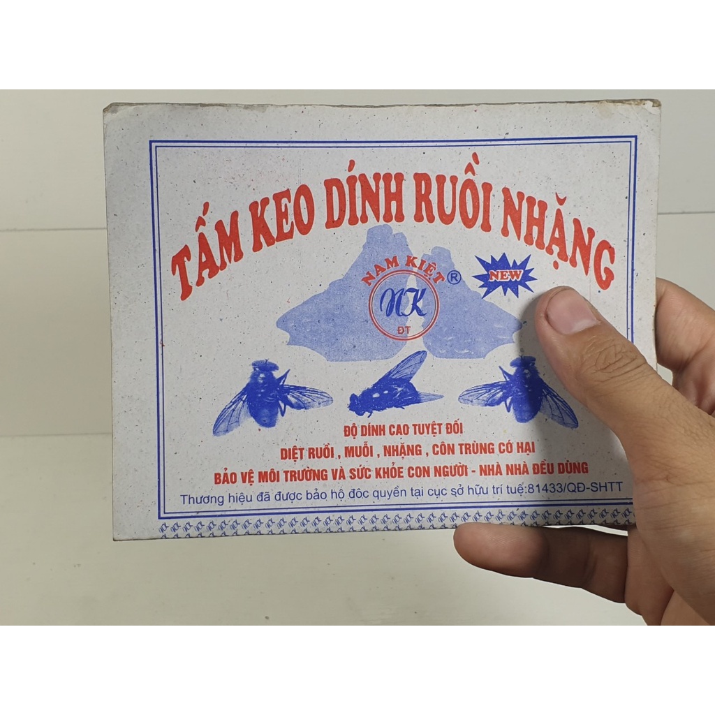 Miếng keo dán ruồi nhặng, keo dính ruồi (Nam Kiệt) - Điện nước gia dụng Hoàng Kim