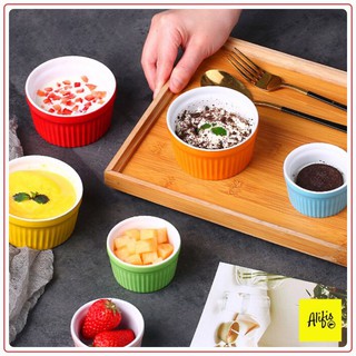 Khuôn ramekin nhiều màu xinh xắn - loại 6.5cm và 9cm