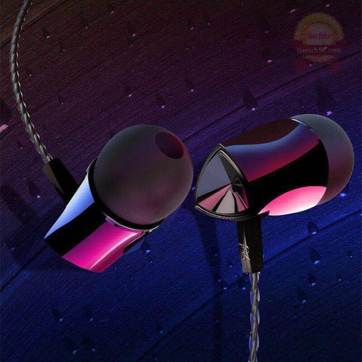 Tai nghe nhét tai in-ear X10 có mic dây FLAT TPE chống xoắn bass ấm âm hay cao cấp – F739SP2