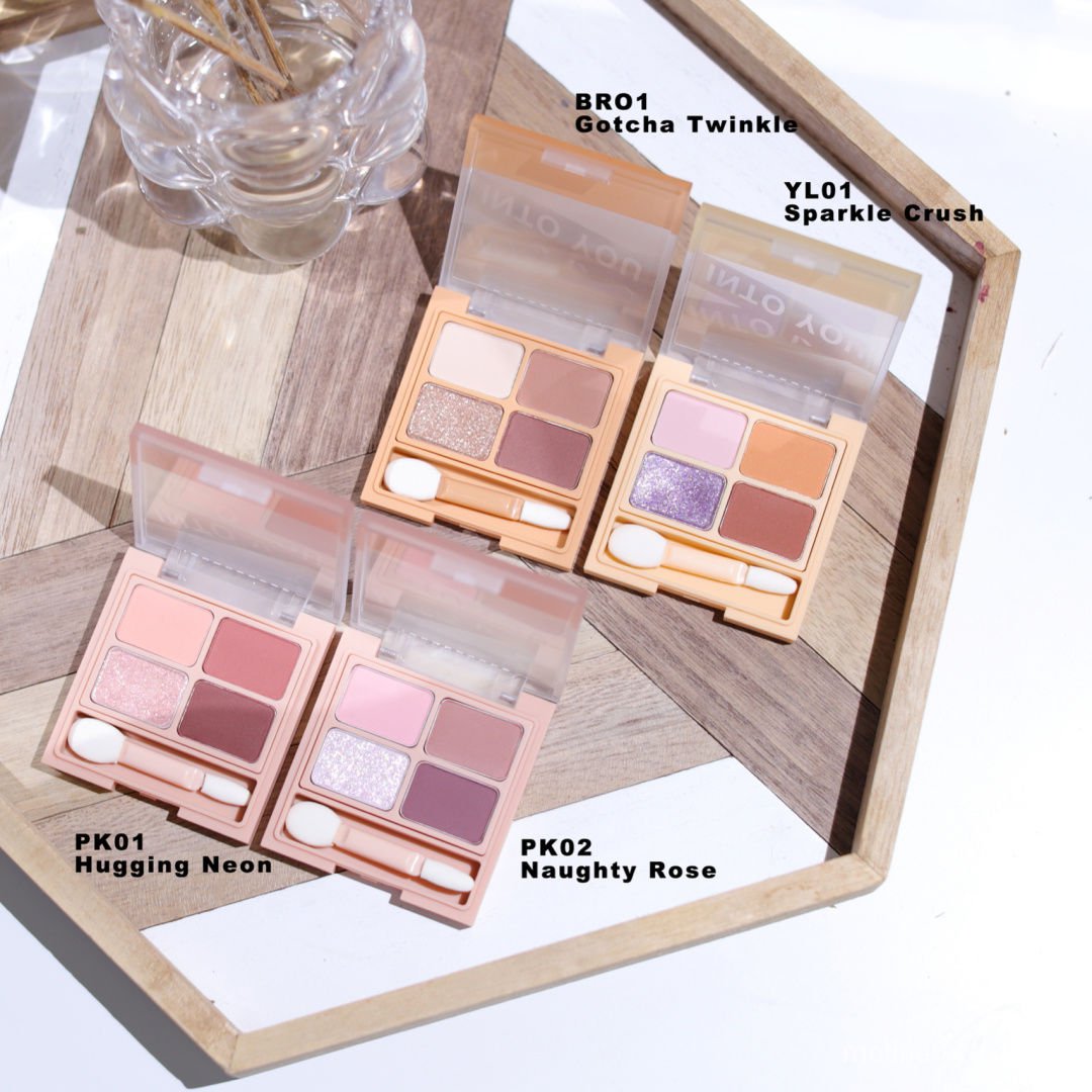 (Hàng Mới Về) Bảng Phấn Mắt 4 Màu Nhũ Lì Sắc Ngọc Trai Kháng Nước Phong Cách Thời Trang Pk01 | BigBuy360 - bigbuy360.vn