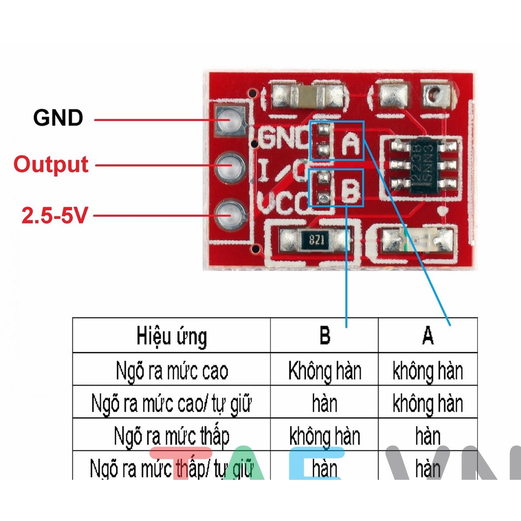 Module Cảm Biển Chạm TP223 | WebRaoVat - webraovat.net.vn