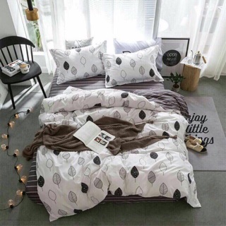 Set chăn ga gối poly nhập nguyên set