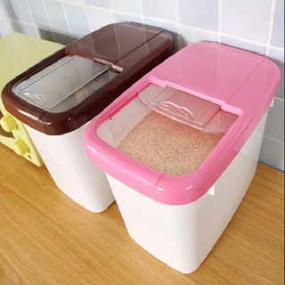 Thùng gạo Hộp đựng Bột chống côn trùng và ẩm Chất dày phủ 20kg kín nhà bếp 25kg