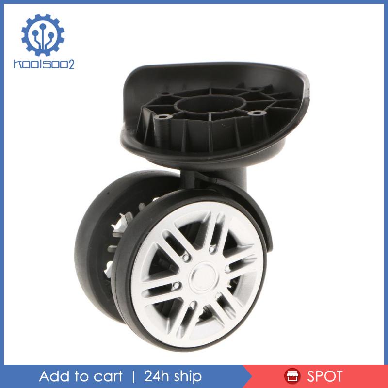Set 4 Bánh Xe Hành Lý YJ-002 Màu Đen Thay Thế Tiện Dụng Koolsoo2