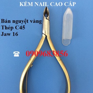10 kềm bán nguyệt vàng (Cắt da)_giá Sỉ