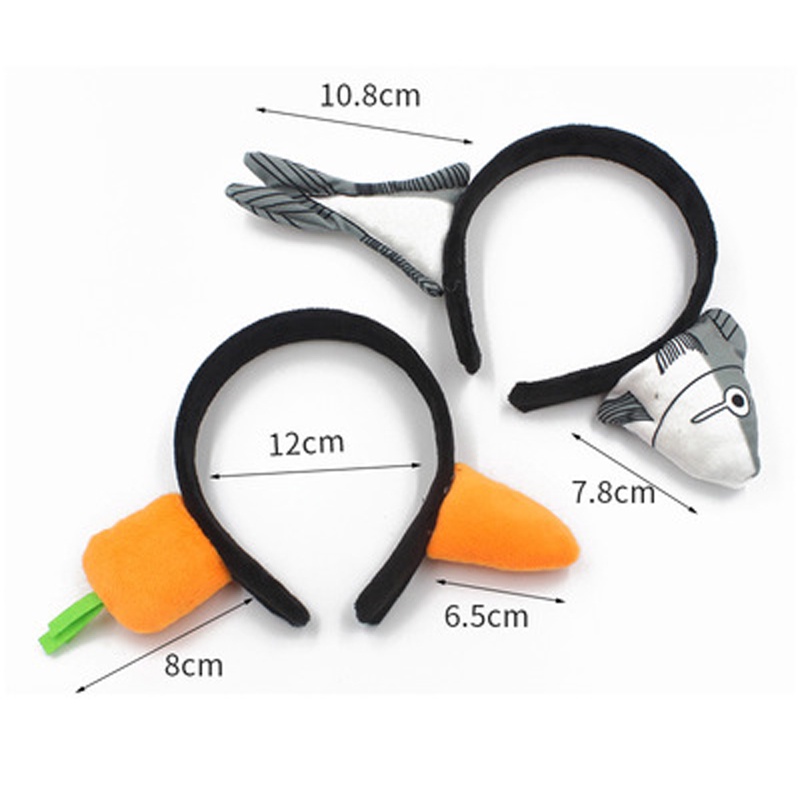 Haimeikang Phim hoạt hình hàn quốc cà rốt hài hước băng đô dễ thương phụ kiện thời trang tóc nữ