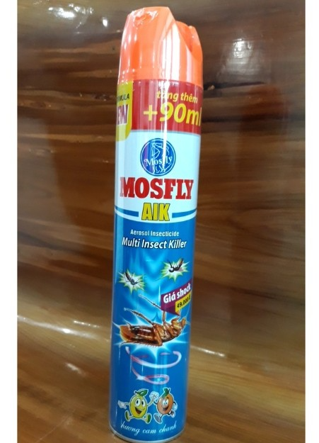 Bình xịt muỗi Mosfly FIKz  AIK hương chanh 600ml