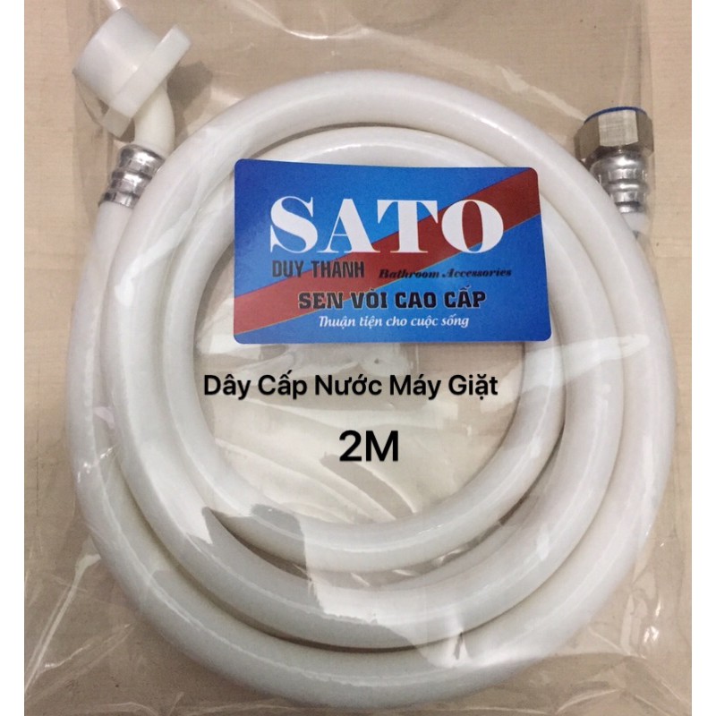 Dây Cấp Nước Máy Giặt 2M Răng 21 - Sen Xịt Shop