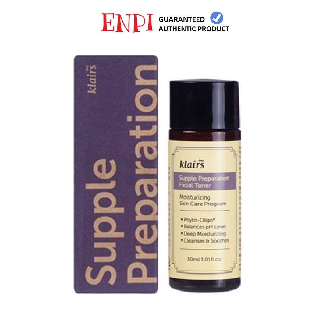 Nước cân bằng Klairs Supple Preparation Facial Toner MINI 30ml