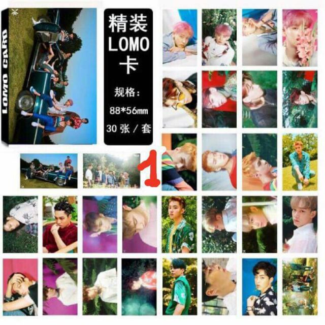 Lomo card EXO 30 ảnh
