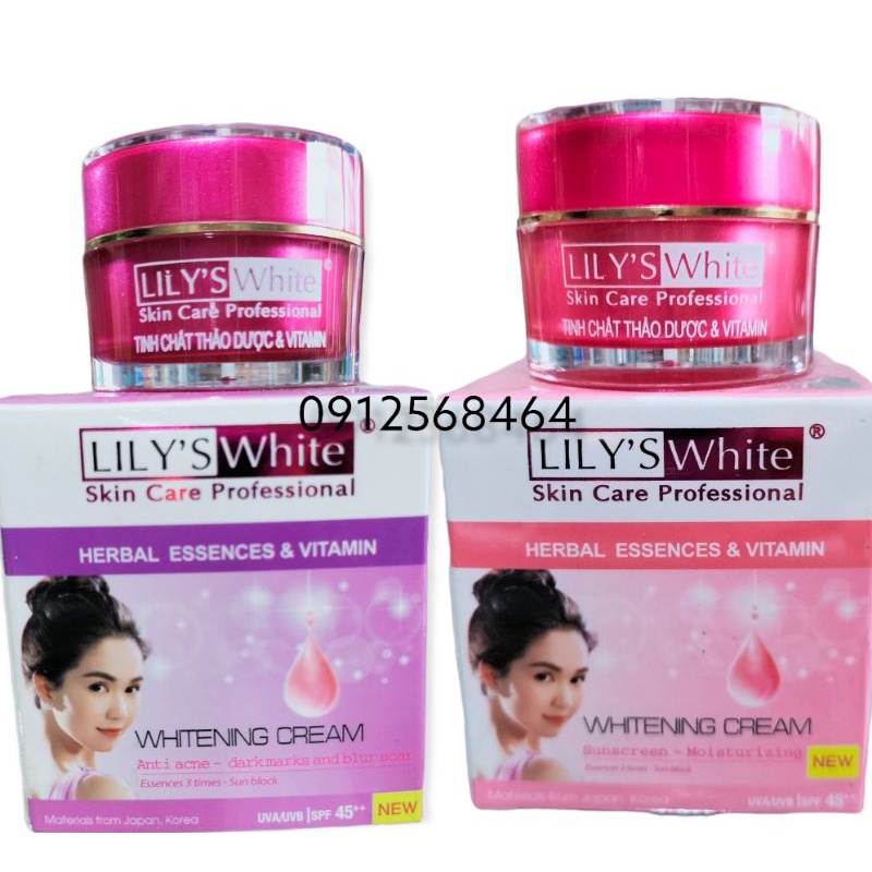 Kem Lily's White Trắng Da Ngừa Mụn