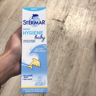 Nước muối Sterimar xanh bé 0-3 years