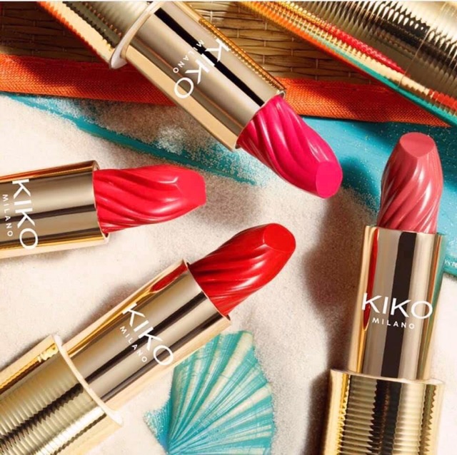 Phiên bản giới hạn son lì Kiko Ocean Feel Lipstick màu đỏ cam 05 sale/ nhập khẩu chính hãng tại Pháp/ quà tặng ý nghĩa