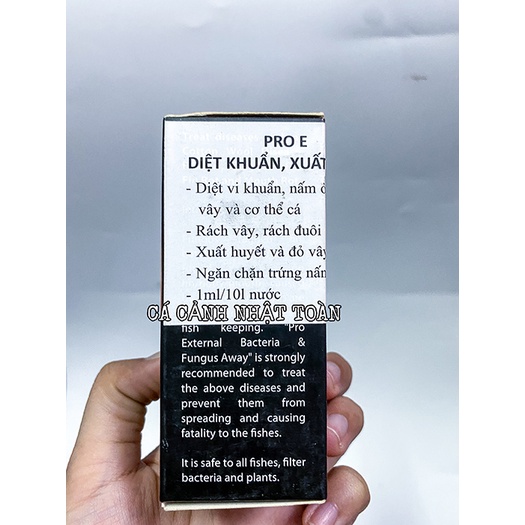 DUNG DỊCH HỖ TRỢ NẤM, DIỆT KHUẨN EXTERNAL BACTERIA &amp; FUNGUS AAWAY E OCEAN FREE 50ML