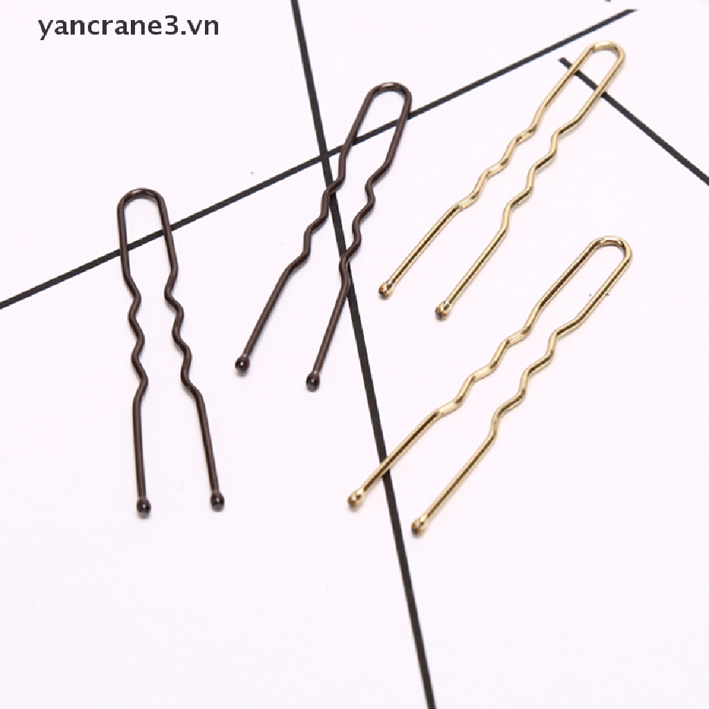 Bộ 20 Kẹp Tóc Kim Loại Hình Chữ U Cho Nữ yancrane3.vn