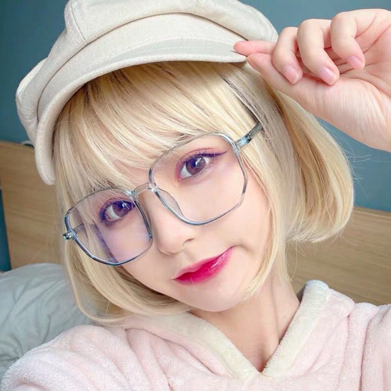 Kính mắt gọng vuông chống ánh sáng xanh 0-600 phong cách Hàn Quốc thời trang dành cho cả nam và nữ