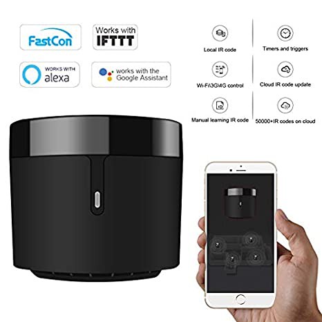 Điều khiển Remote hồng ngoại IR broadlink RM4 Mini + Nhiệt ẩm HTS2