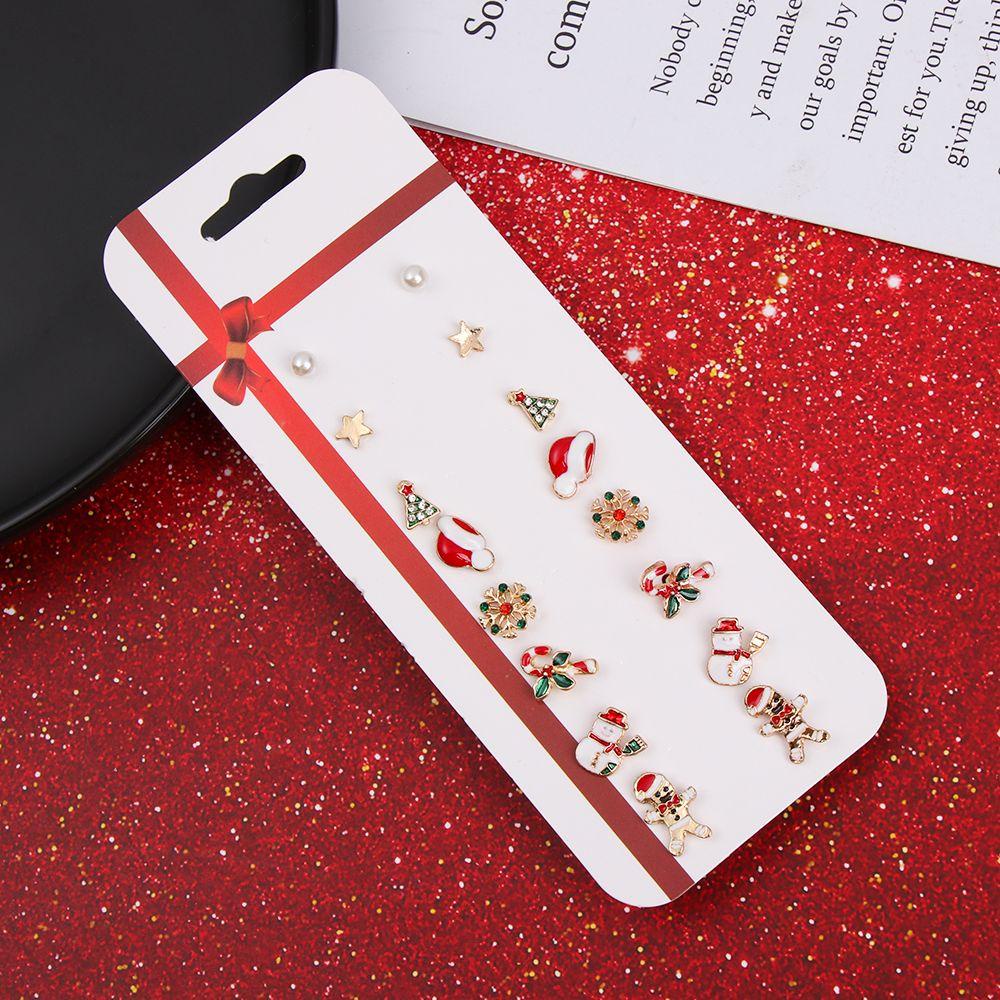 BORAG Set 8 Cặp Hoa Tai Thời Trang Dành Cho Nữ