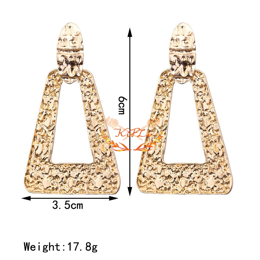 Bông tai hình tam giác phong cách cổ điển độc đáo cho nữ