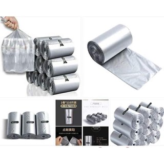 Combo 4 cuộn túi rác sinh học tự phân hủy mỗi cuộn 110 túi .