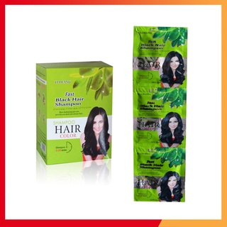 [Được Chọn Mẫu] Hộp 10 Gói Gội là đen