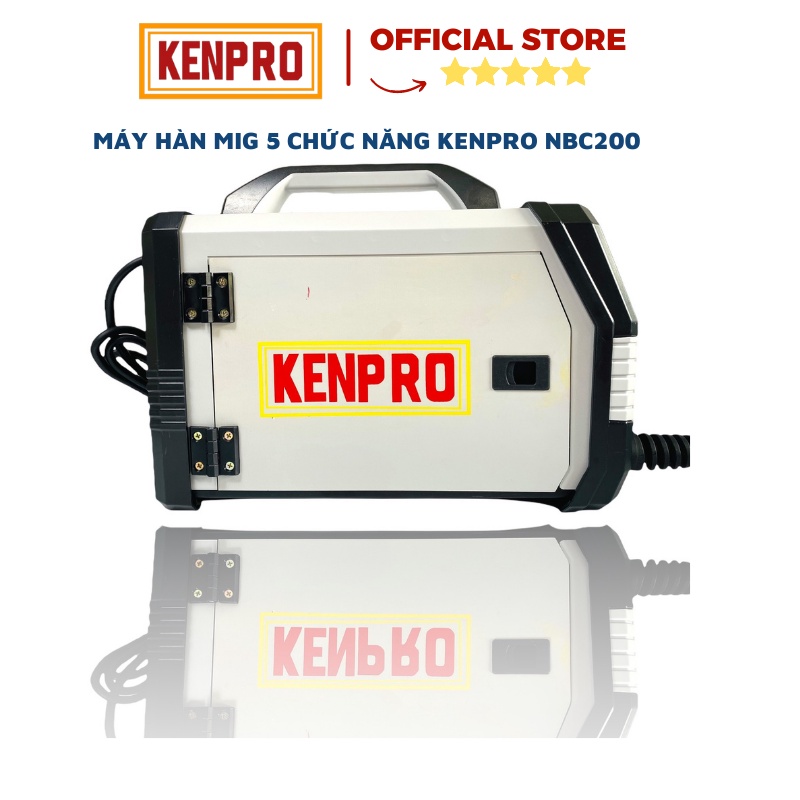 [Mã BMBAU300 giảm 10% đơn 499K] Máy Hàn Mig Mini KenPro NBC200 5 Chức Năng Không Dùng Khí Bảo Hành 12 Tháng