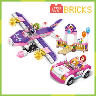 Bộ lắp ráp cho bé gái Kỳ nghỉ mùa hè - Thủy phi cơ - Non lego - MR5222