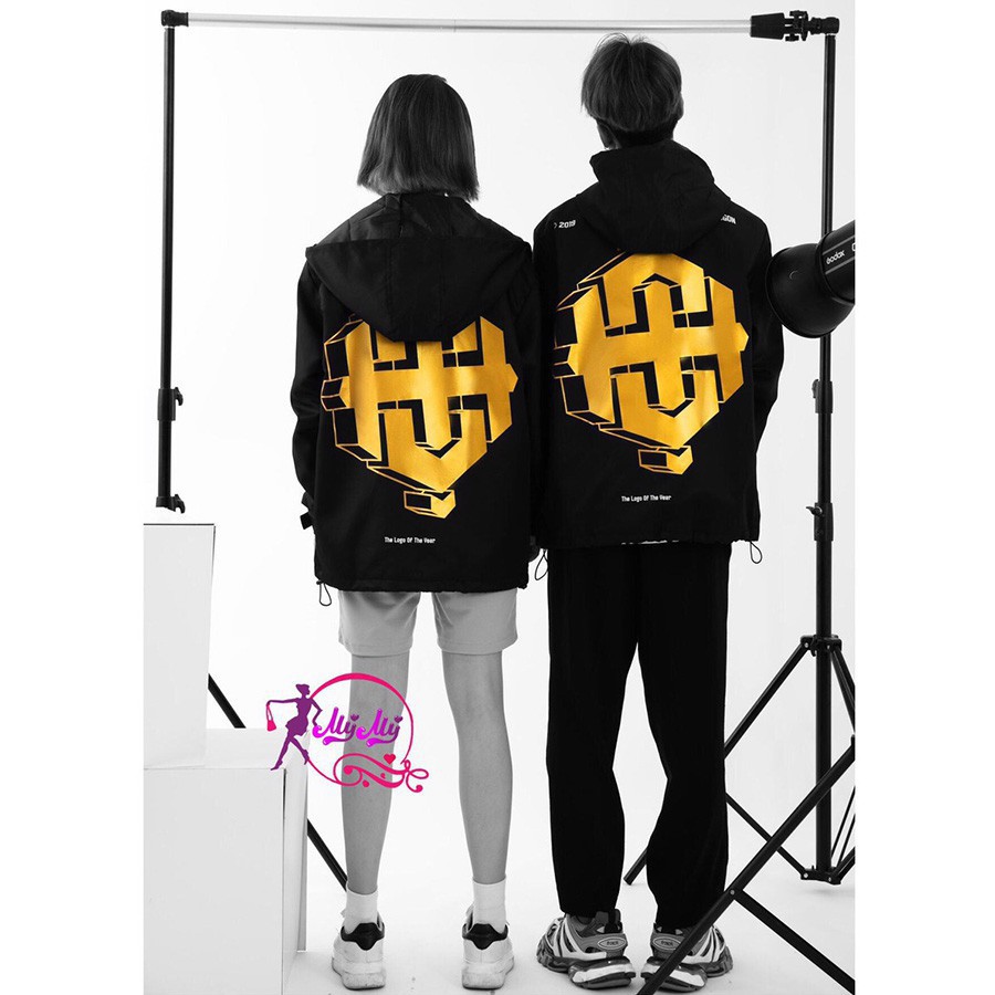 Áo khoác nam nữ cặp đôi Áo khoát nam gió dù 2 lớp chống nắng Smile hàng rất đẹp cực hót-A014 ༴