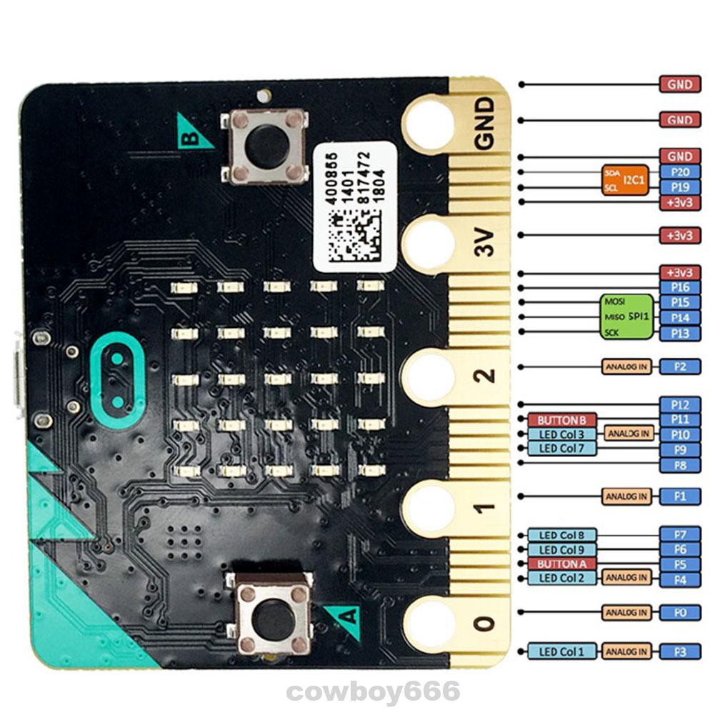 Mạch Lập Trình Lập Trình Microbit Bluetooth Cho Bộ Điều Khiển Đồ Họa