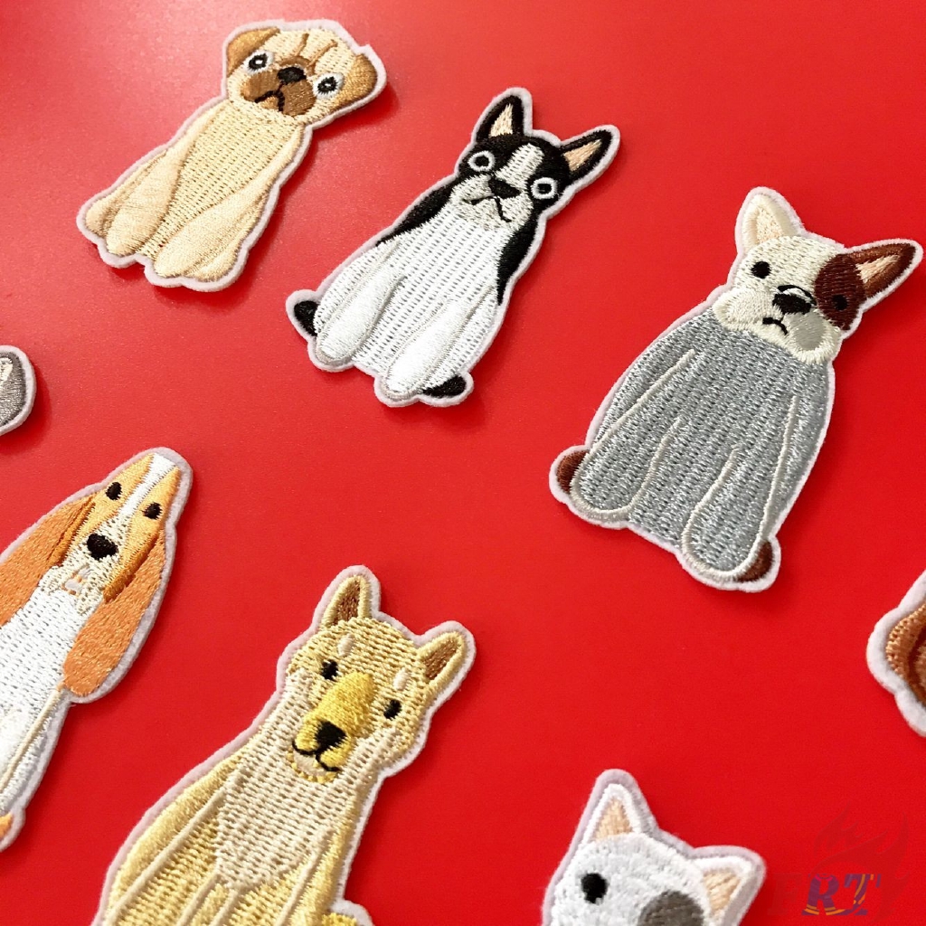 ☸ Miếng Dán Vá Cho Thú Cưng ☸ 1 Miếng Vá Ủi Quần Áo Hình Thú Cưng Hoạt Hình (Dog - Series 06)