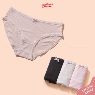 Combo 3 quần lót cotton mềm mịn Venus daisy dành cho vòng 3 từ 83-93