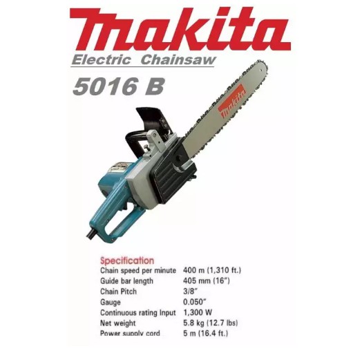 Máy cưa xích makita 5016b - CÔNG SUẤT 3800W Máy cưa xích chạy điện