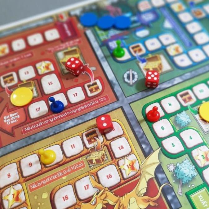 [KHÔNG HAY TRẢ TIỀN] Board game-Đi tìm kho báu mini 3 Foxi-nâng cao khả năng xử lí tình huống-tranh luận-logic