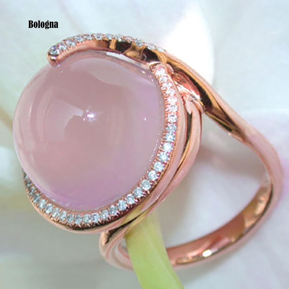 ♠Nhẫn HợP Kim ĐíNh Đá MặT Trăng Xinh XắN