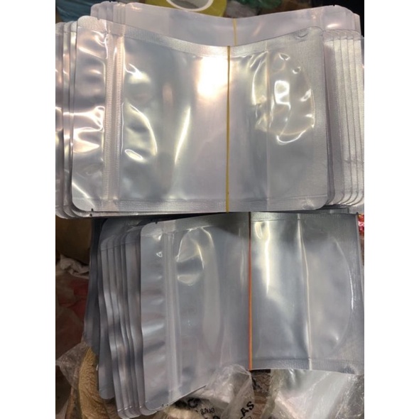 Sỉ túi zip 1 mặt bạc