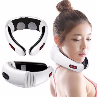 Máy Neck Massage giảm đau cổ vai gáy có 6 cấp độ rung - lỗi 1 đổi 1 trong 6 tháng ( BH 6T )