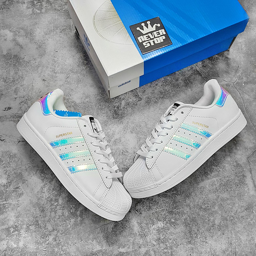 Giày ADIDAS SUPERSTAR HOLOGRAM cổ thấp nữ thế thao siêu xinh siêu chất giá rẻ | NeverStopShop.com