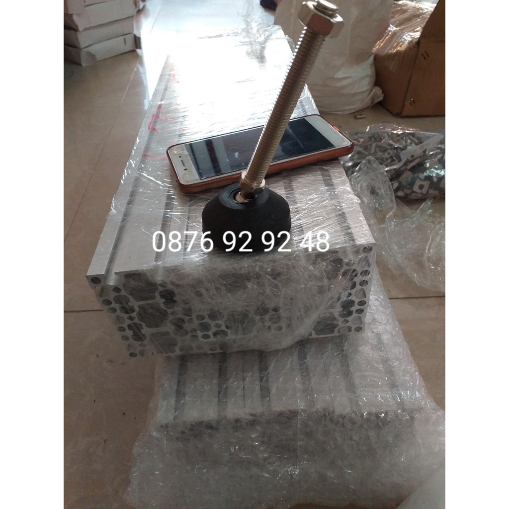 Chân tăng chỉnh đế nhựa D60 - D80