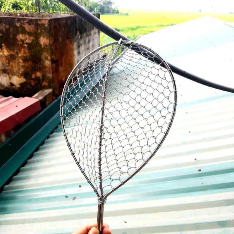 2 chiếc  inox 304 to chắc chắn . 20x25cm . , vợt inox cao cấp siêu bền