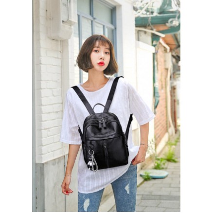 Balo da balo nữ balo thời trang balo đi học h kèm móc khóa A8010