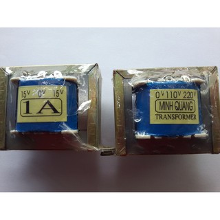 Biến áp nguồn đôi 15 0 15 VAC 1A