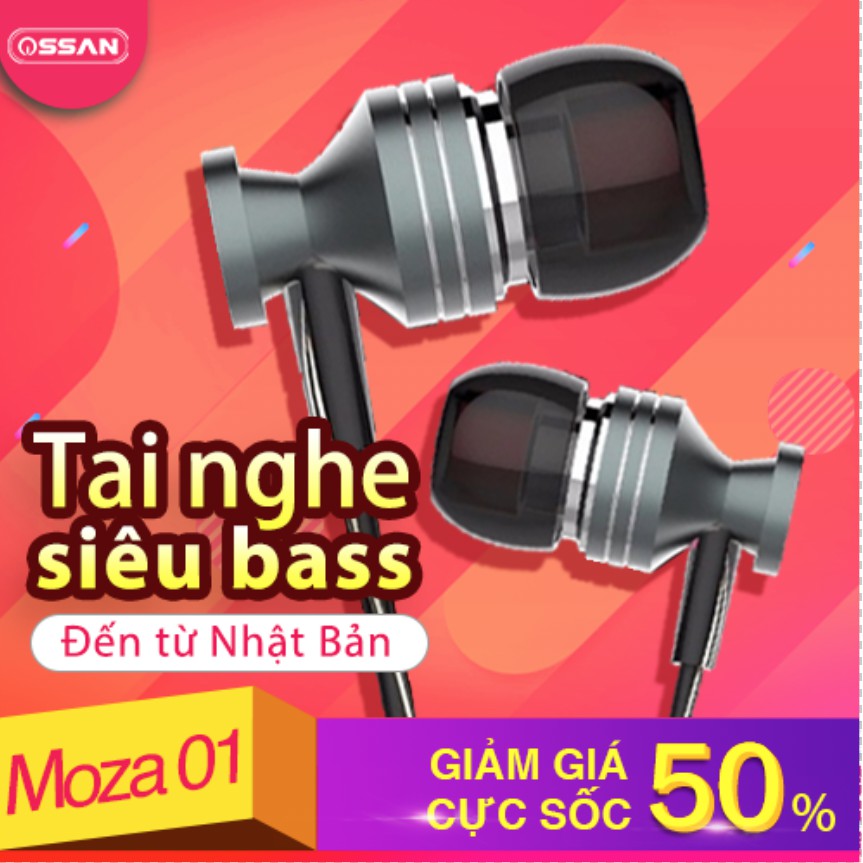 Siêu Bass Tai nghe nhỏ gọn OSSAN chất âm tốt nhất trong tầm giá moza-01