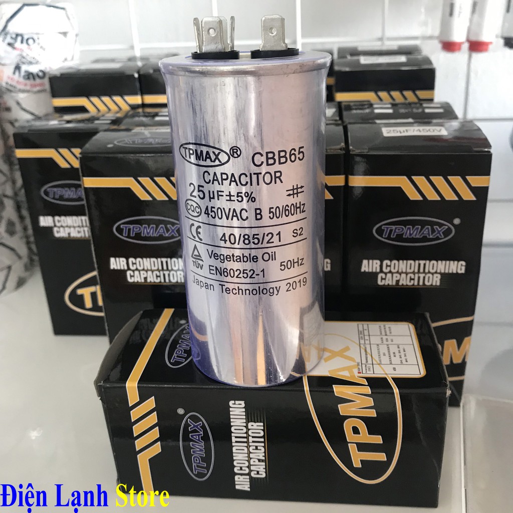 Tụ Điều Hòa  Thương Hiệu TPMAX  Từ 25UF-60UF