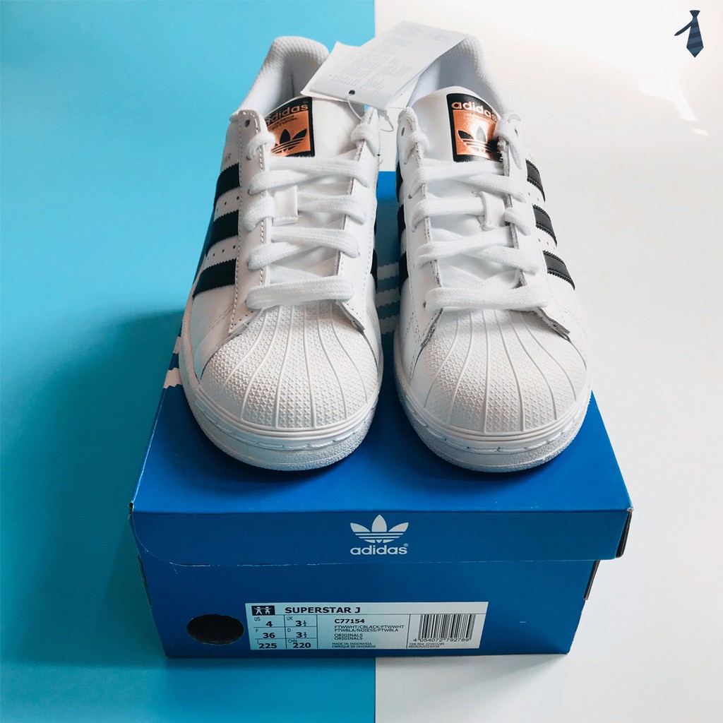 [Chính hãng] Giày thể thao Adidas Superstar tem vàng C77154