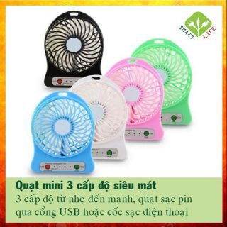 Quạt mini cắm sạc