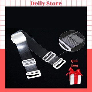 Dây áo ngưc trong suốt sợi dẹt tiện lợi Delly