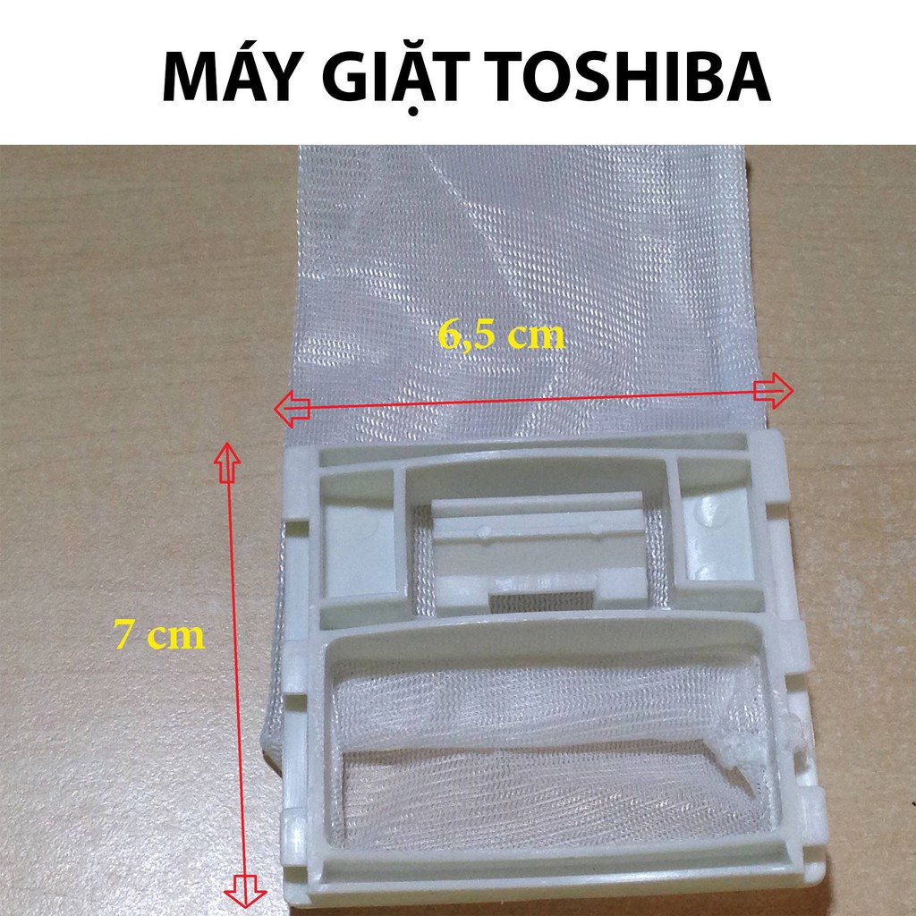 Túi lọc máy giặt TOSHIBA đời cũ, lưới lọc rác thải trong máy Toshiba