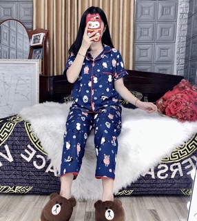 Đồ bộ kate thái cực xinh 100% chụp thật